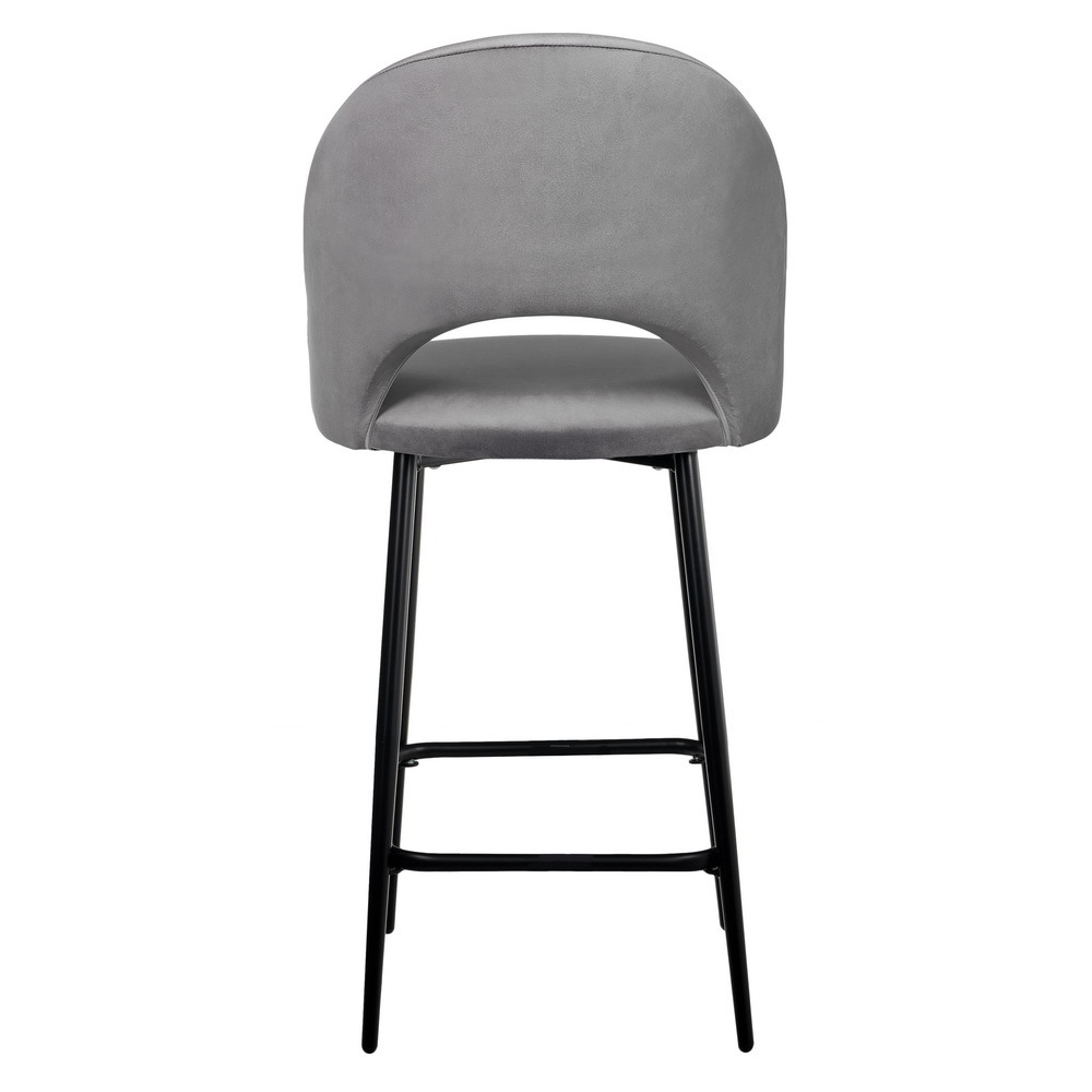 Стул полубарный Leo темно-серый Bradex Home RF 0049
