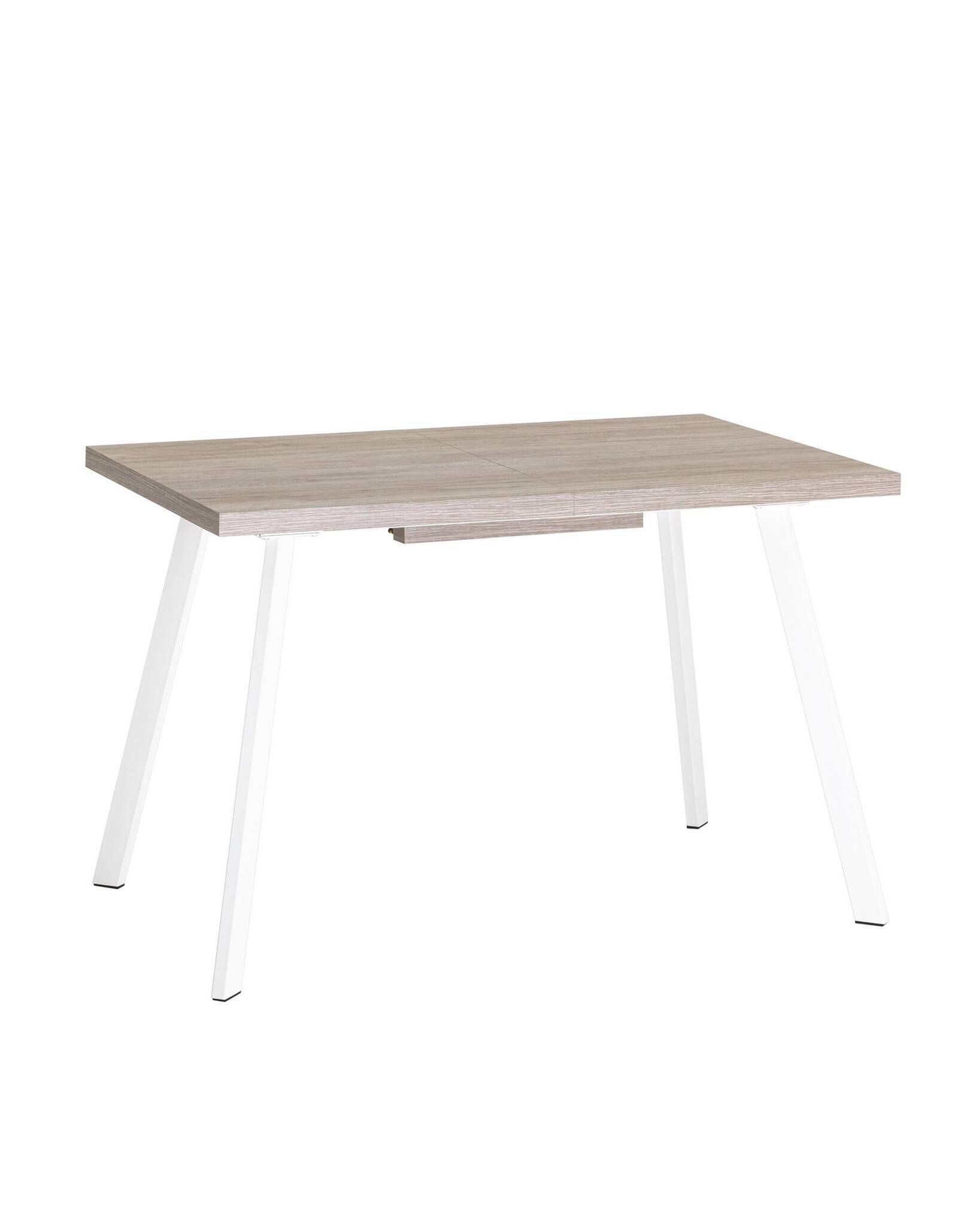 Стол Plain 116-158*74 дуб Ан/белый Stool Group