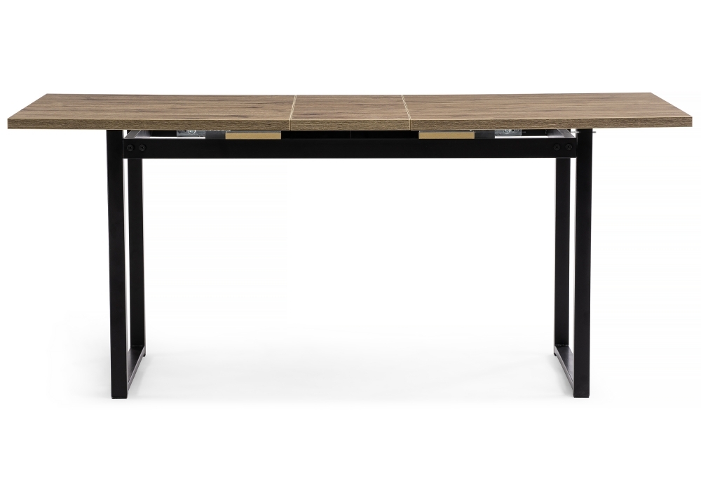 Стол деревянный Woodville Макта 140 дуб велингтон / черный матовый 453135