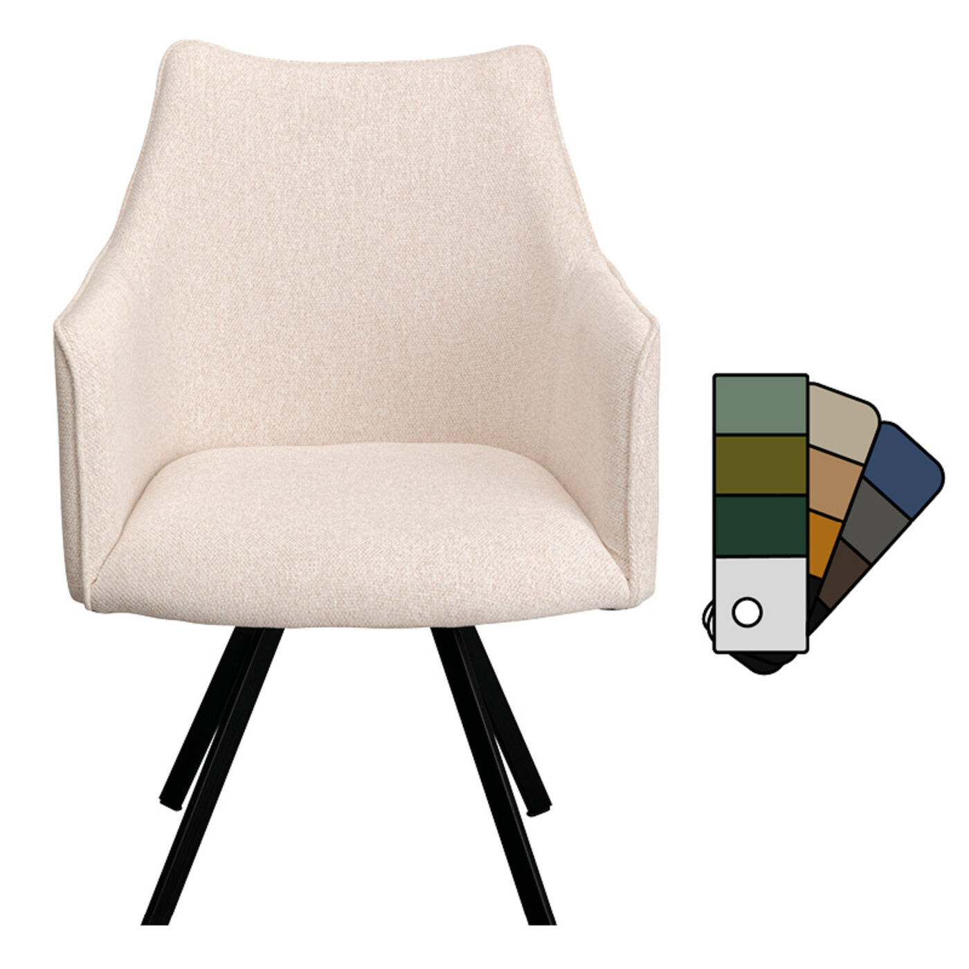 Кресло вращающееся Modino Cat 1 Individual KARE 29935