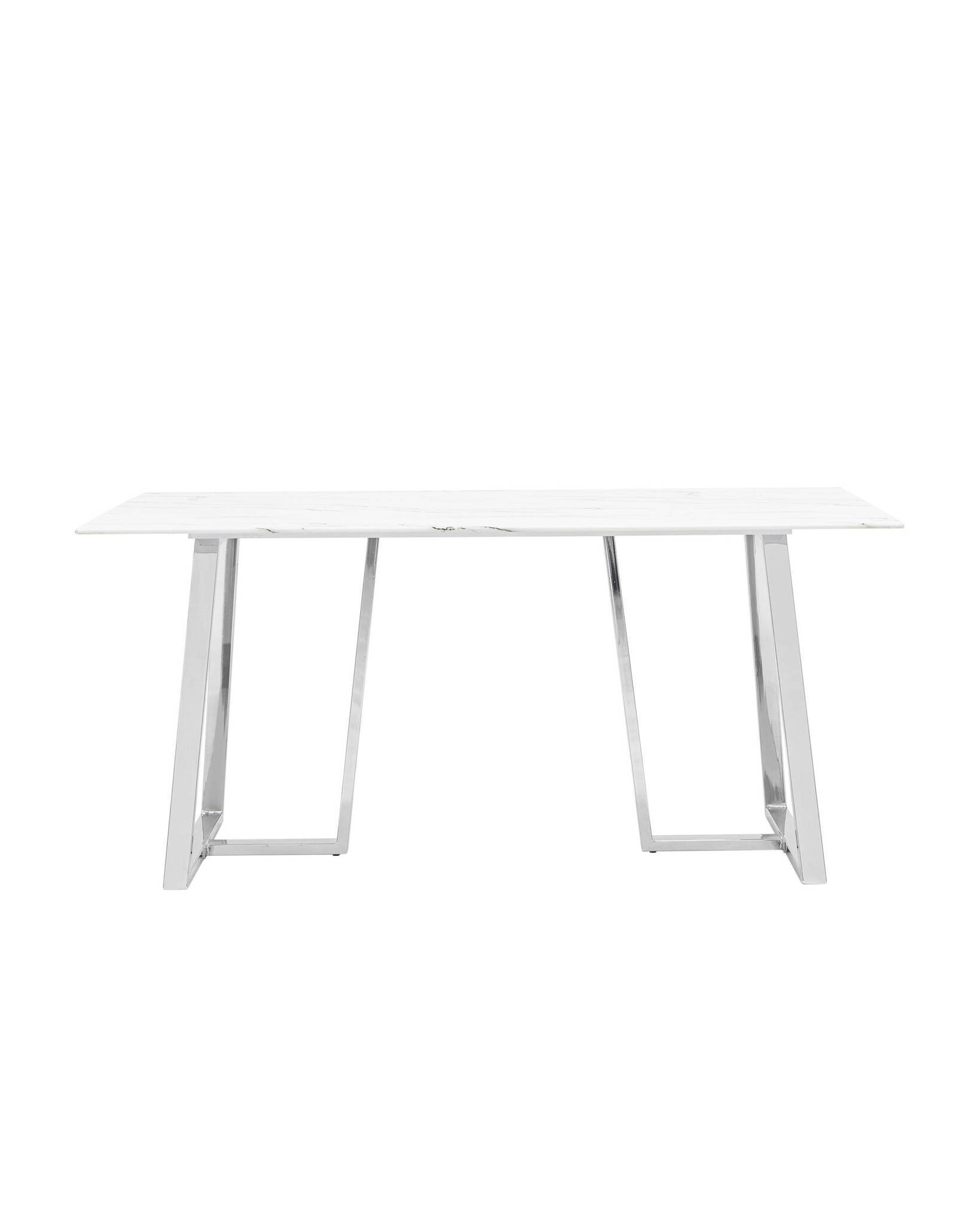 Стол обеденный Даллас 160*90 белый стеклянный Stool Group