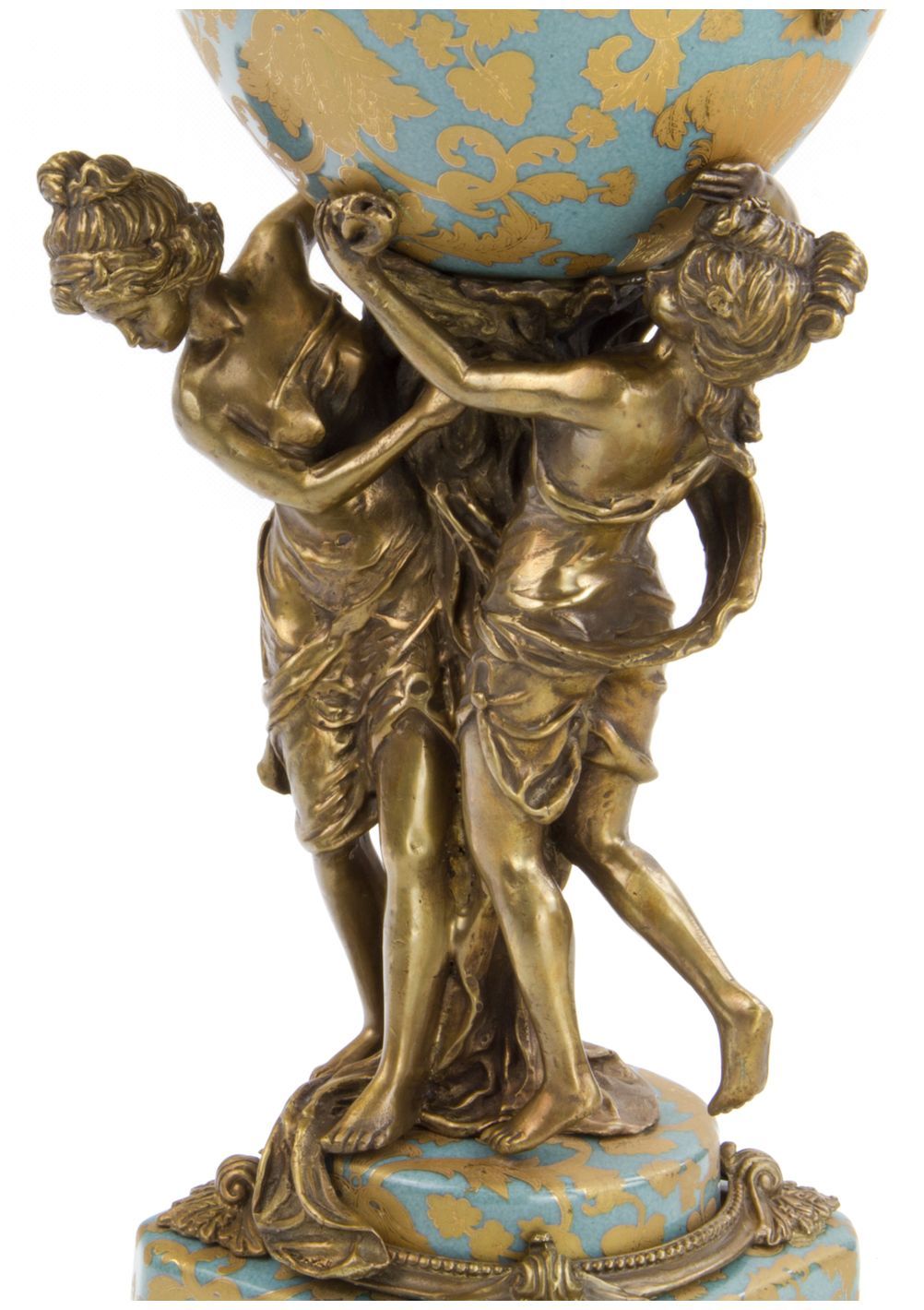 Ваза с девушками Glasar 31G0817/A623C/NB4199