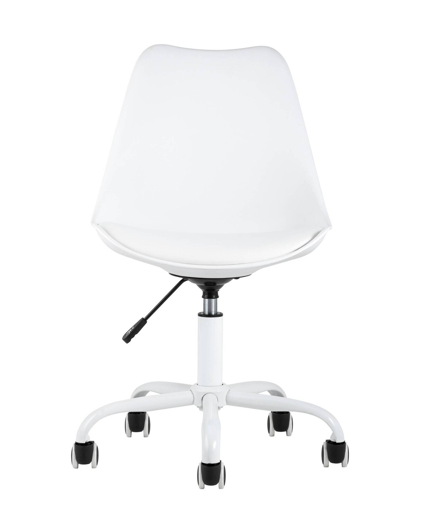 Стул офисный Blok пластиковый белый Stool Group