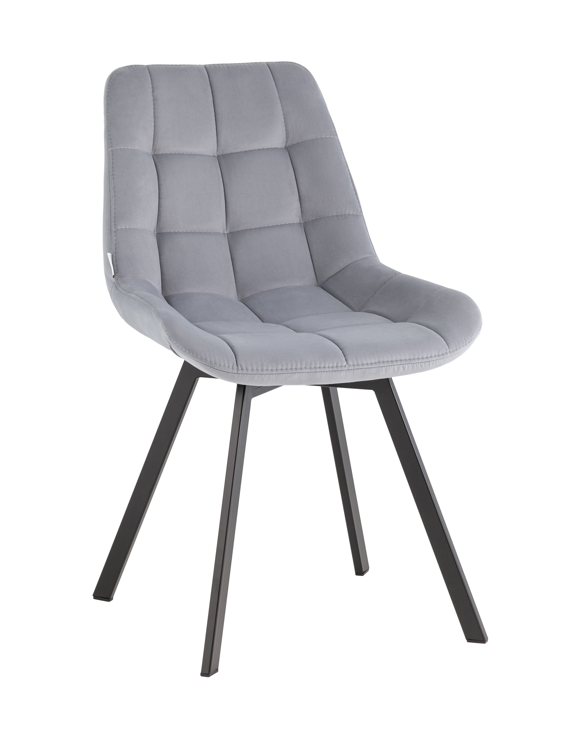 Стул вращающийся Флекс велюр велютто серый Stool Group