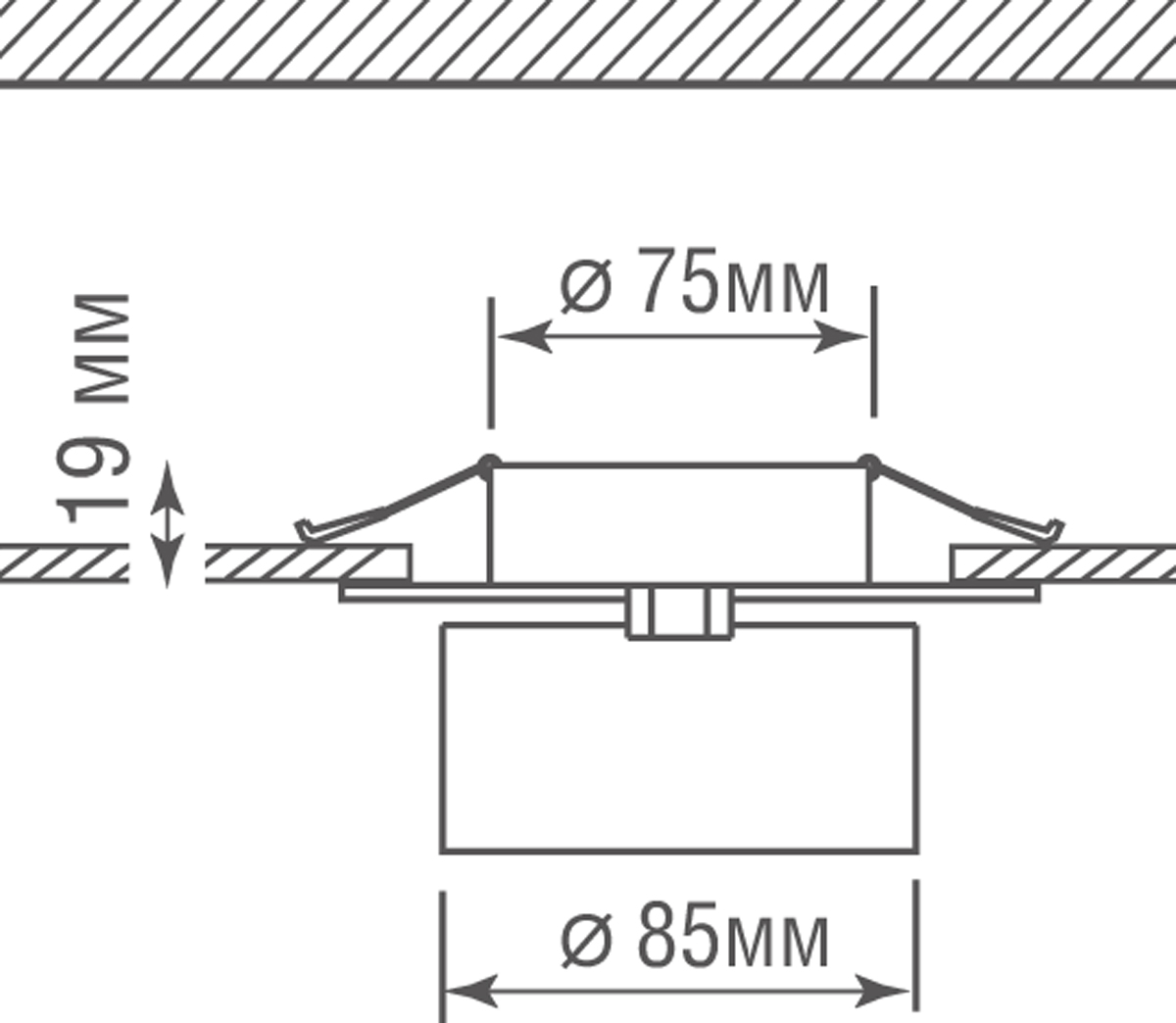 Встраиваемый поворотный светодиодный светильник Donolux DL18959R12W1B