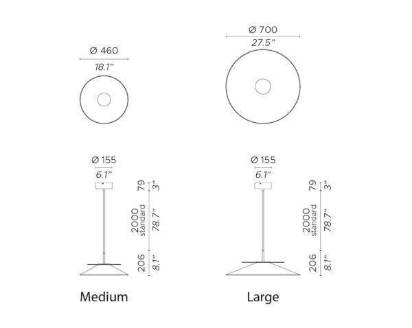 Подвесной светильник Contardi Asia SO L bronze/white ACAM.004318
