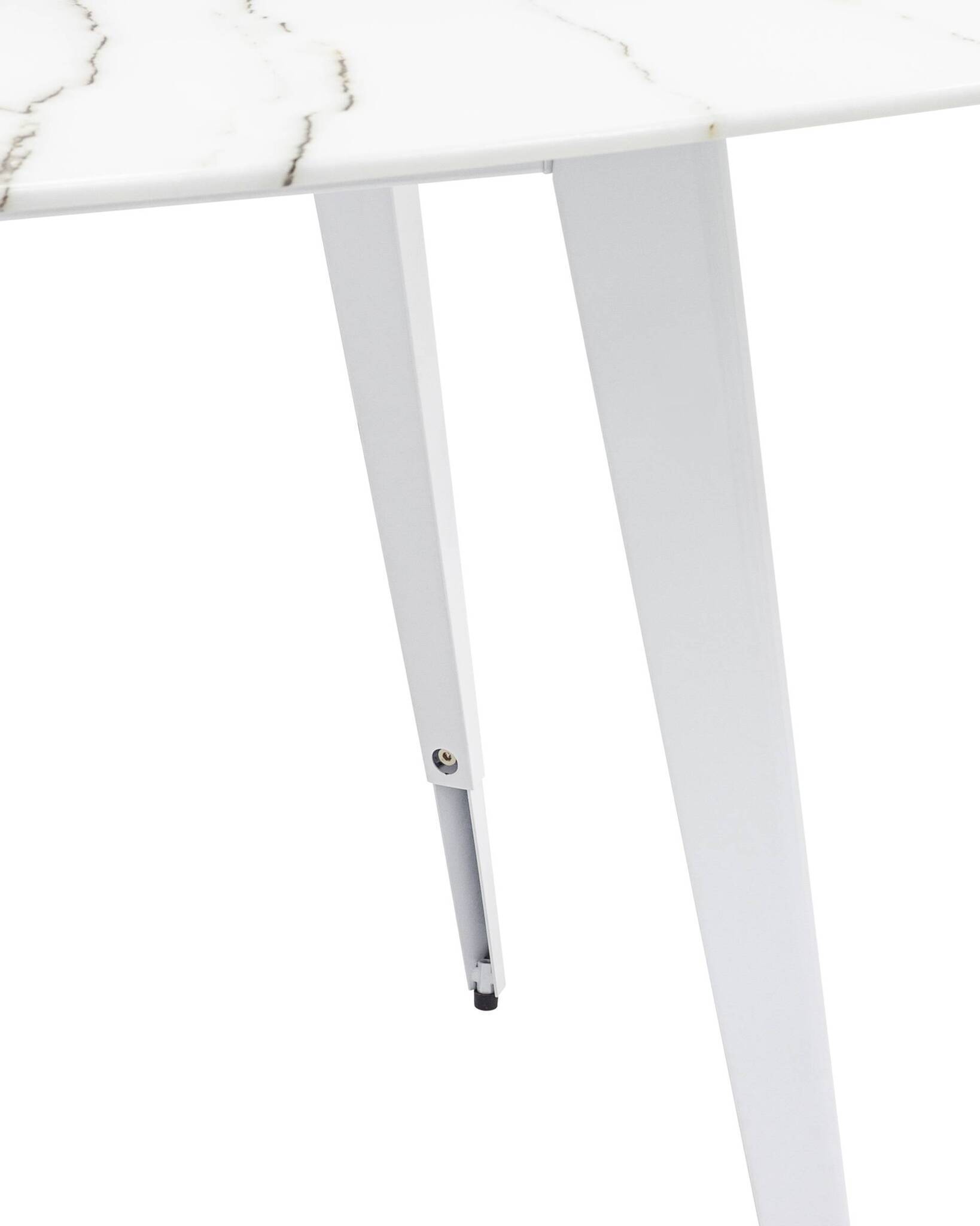 Стол обеденный Ричмонд 100*100 белый стеклянный Stool Group