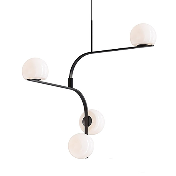 Подвесной светильник ARCANUM ANGLE Black by ImperiumLoft