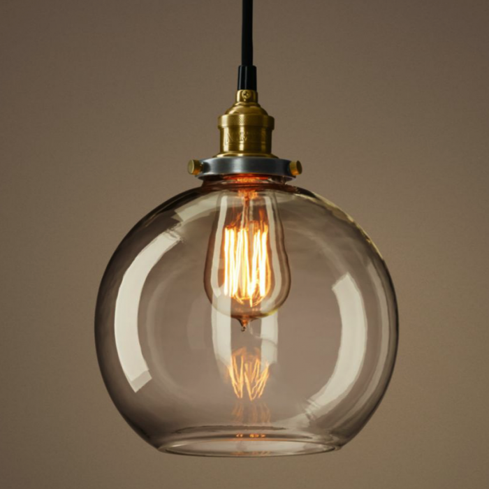 Подвесной Светильник Loft Clear Glass Sphere Cloche By Imperiumloft