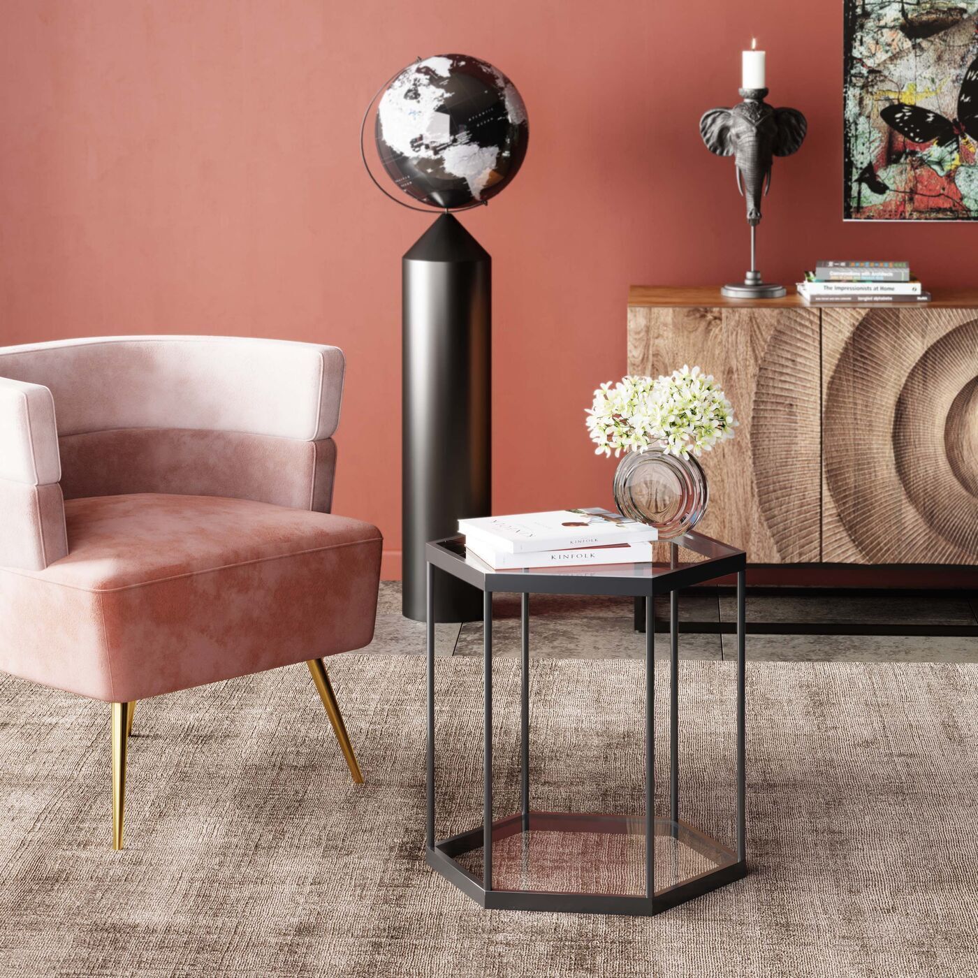 Столик приставной KARE Honeycomb 85606