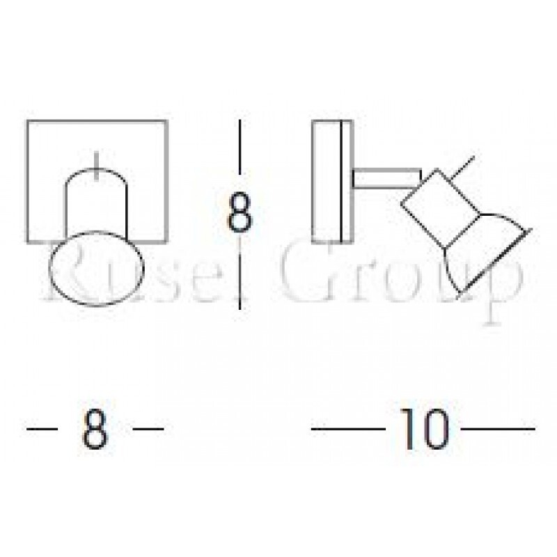 Настенно-потолочный светильник Linea Light Spotty 1150