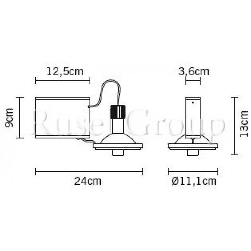 Настенно-потолочный светильник Fabbian Orbis D70 G09 15 Настенно-потолочный светильник Fabbian Orbis D70 G09 15