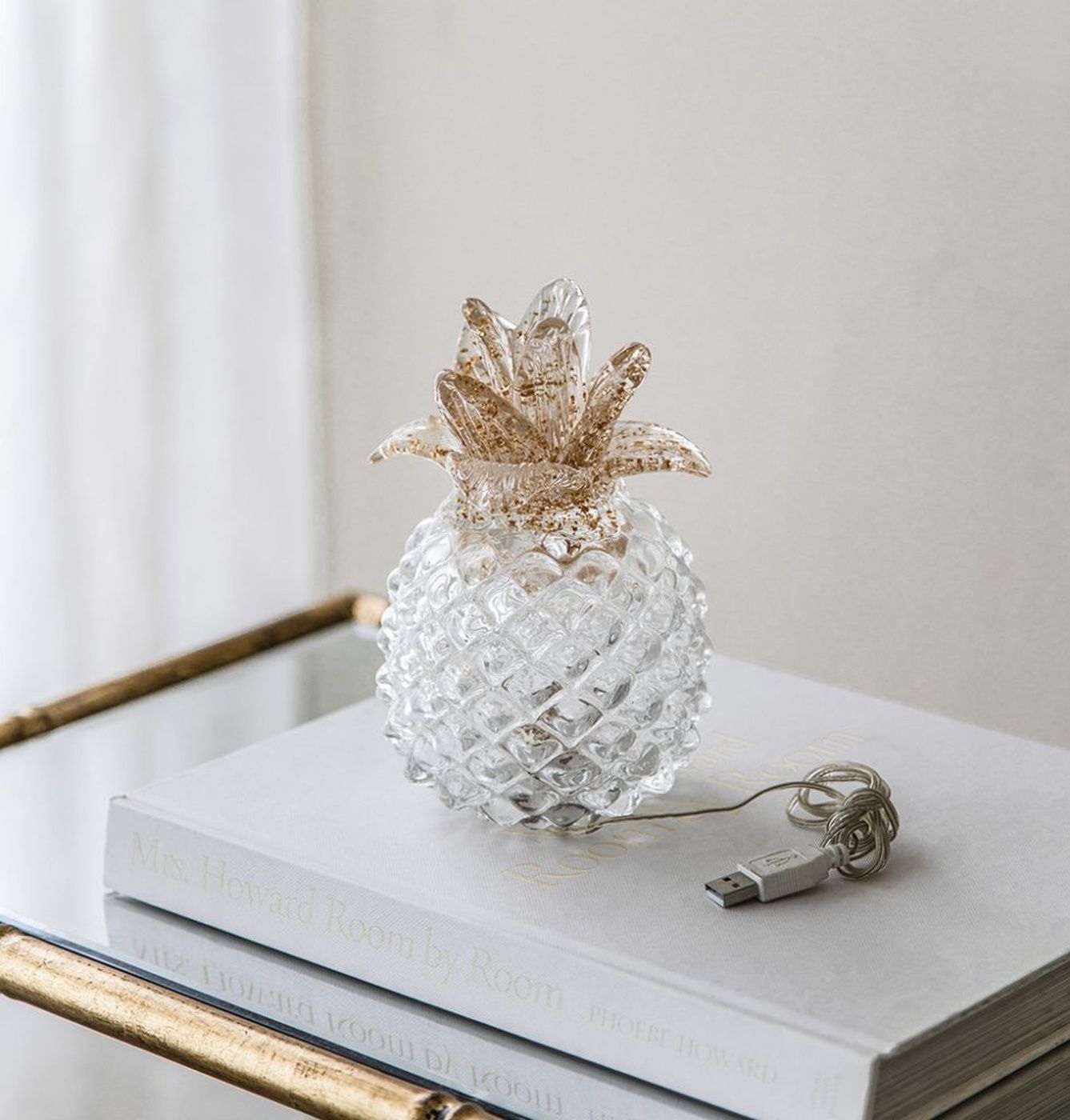 Декор Ананас с подсветкой Glasar 76893