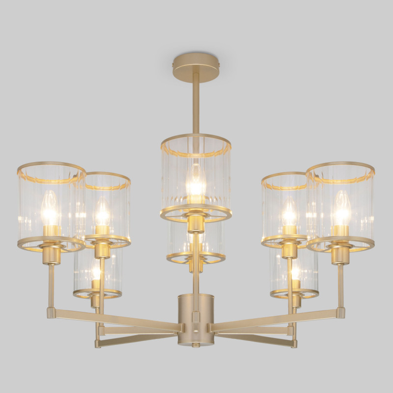 Люстра на штанге Eurosvet 60144/8 золото