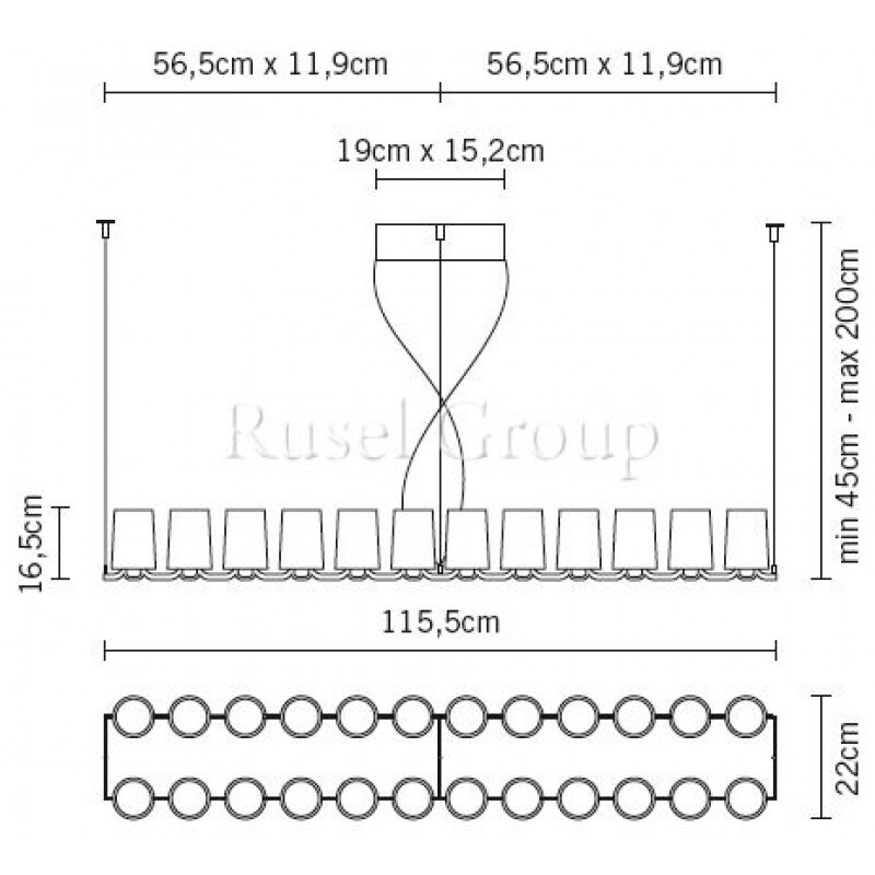 Подвесной светильник Fabbian Dono Rigato D65 A01 00