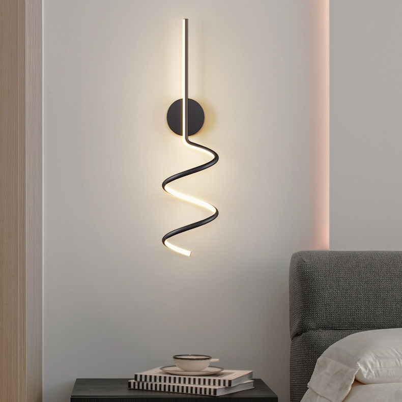 Настенный светильник DAMARIS WALL H70 Black Трехцветный свет by ImperiumLoft