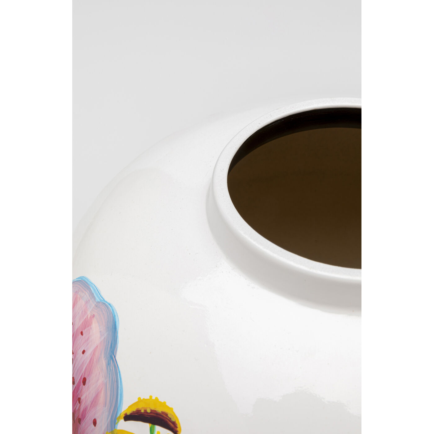 Банка декоративная Lillies Pink Ø27cm KARE 58107