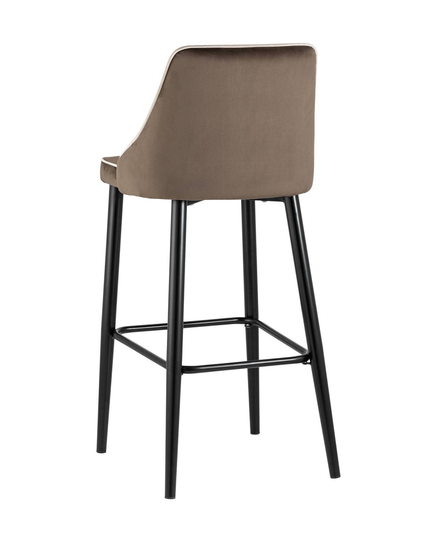 Стул барный Коби велюр коричневый Stool Group