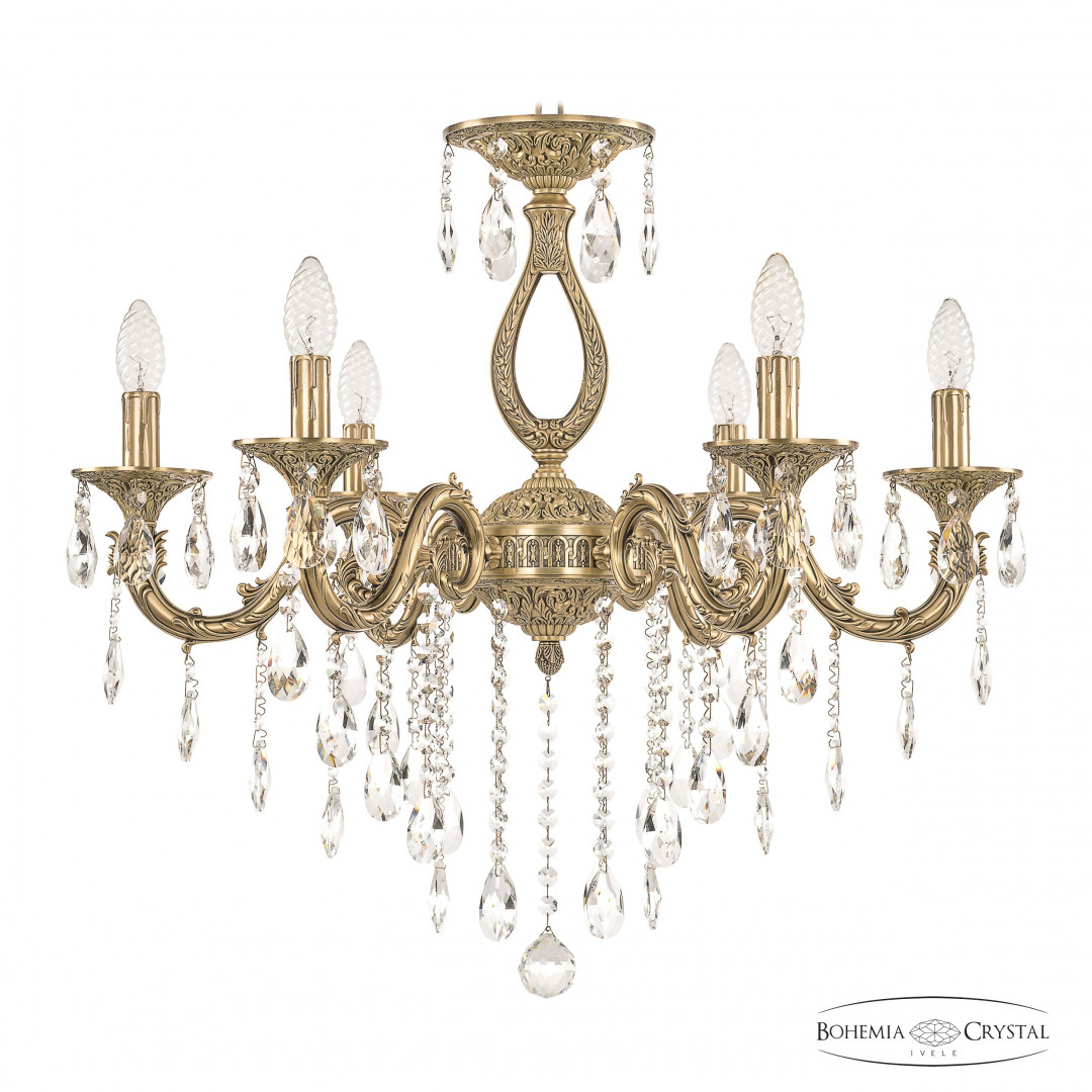 Люстра бронзовая с хрусталём 71301/6/210 B FP