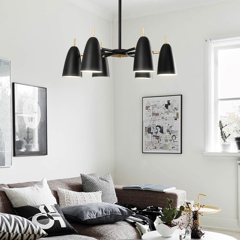 Люстра на штанге PINNACLE D70 Yellow by ImperiumLoft