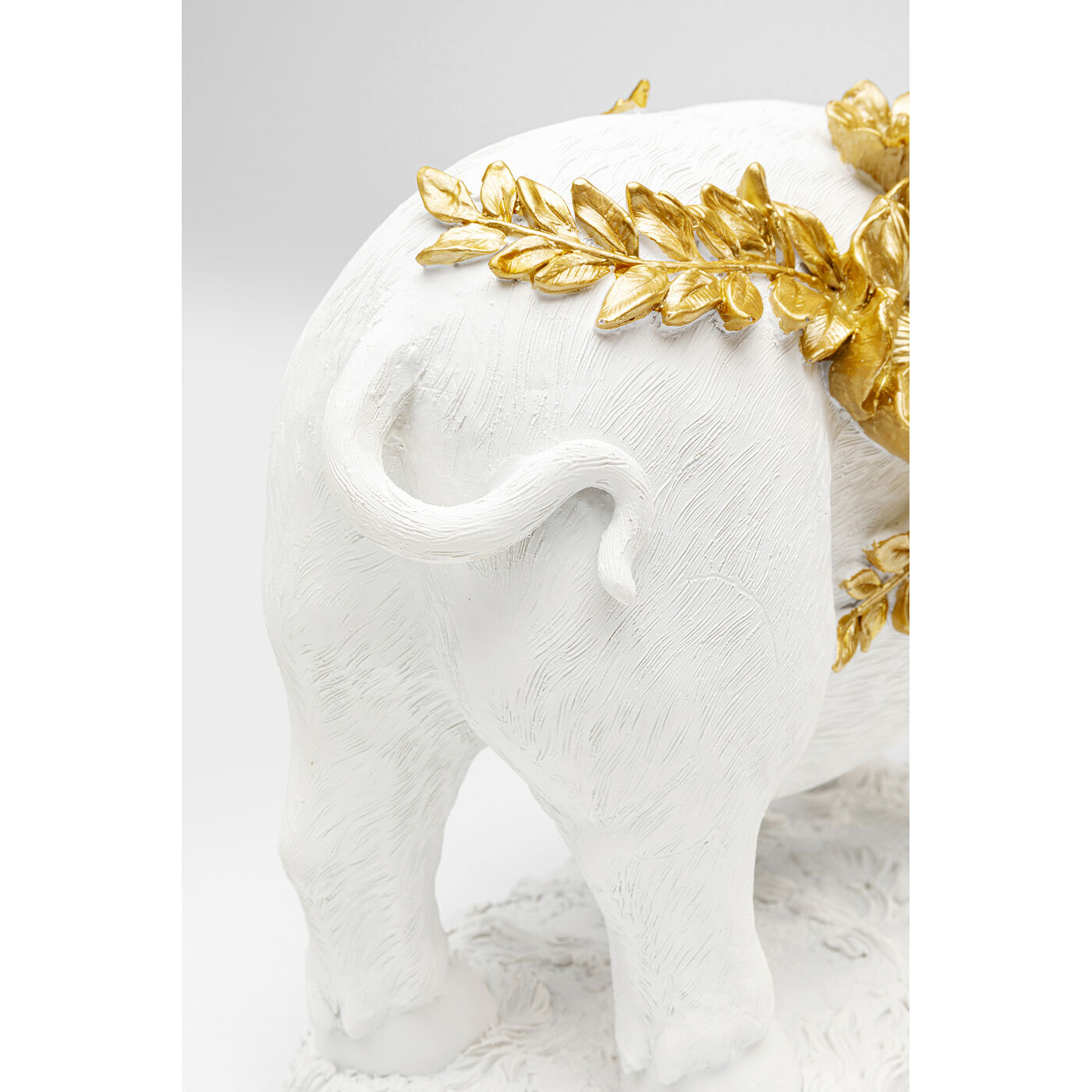 Фигура декоративная Flower Pig White 21cm KARE 57258