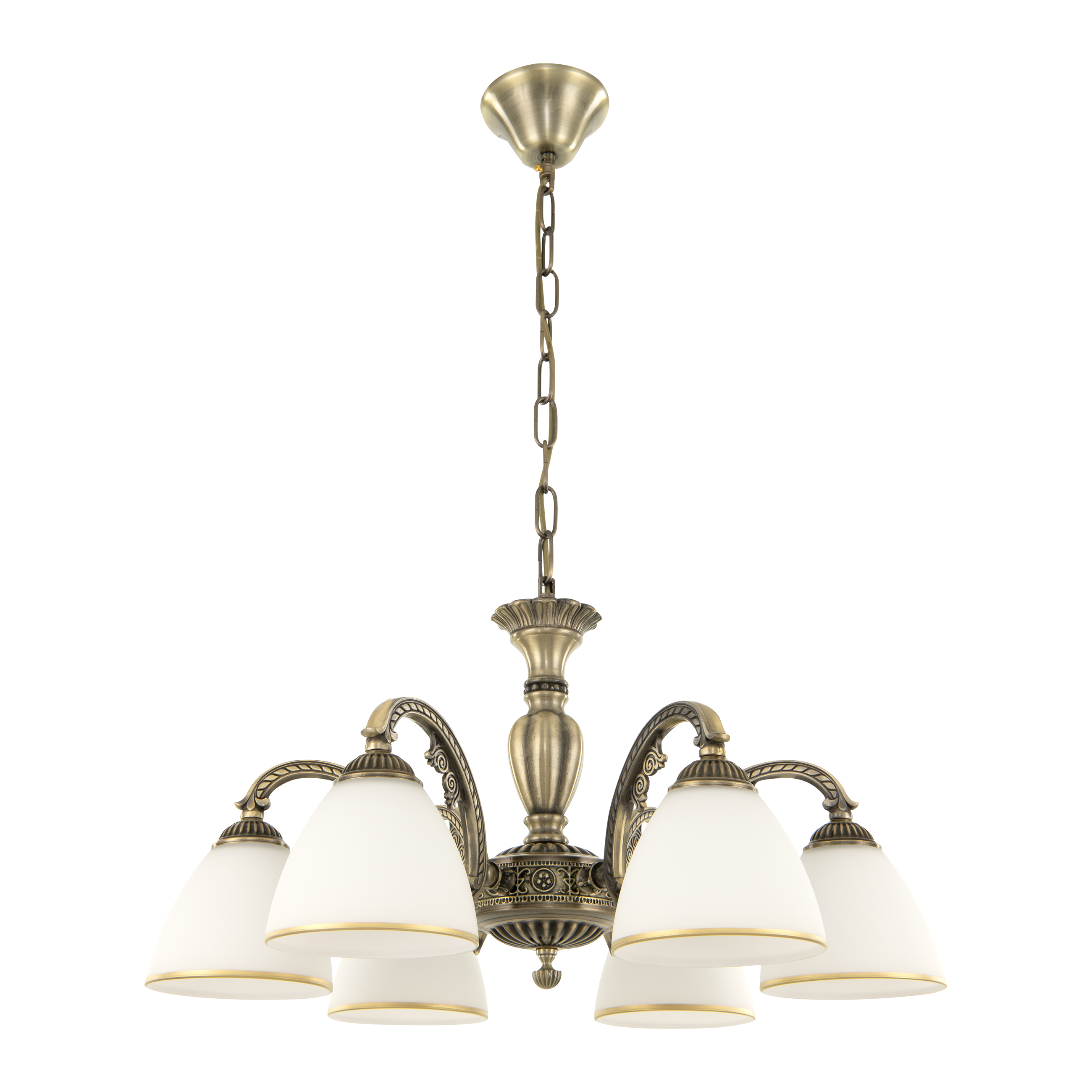 Люстра с плафонами 340837/6 AB Arte Milano