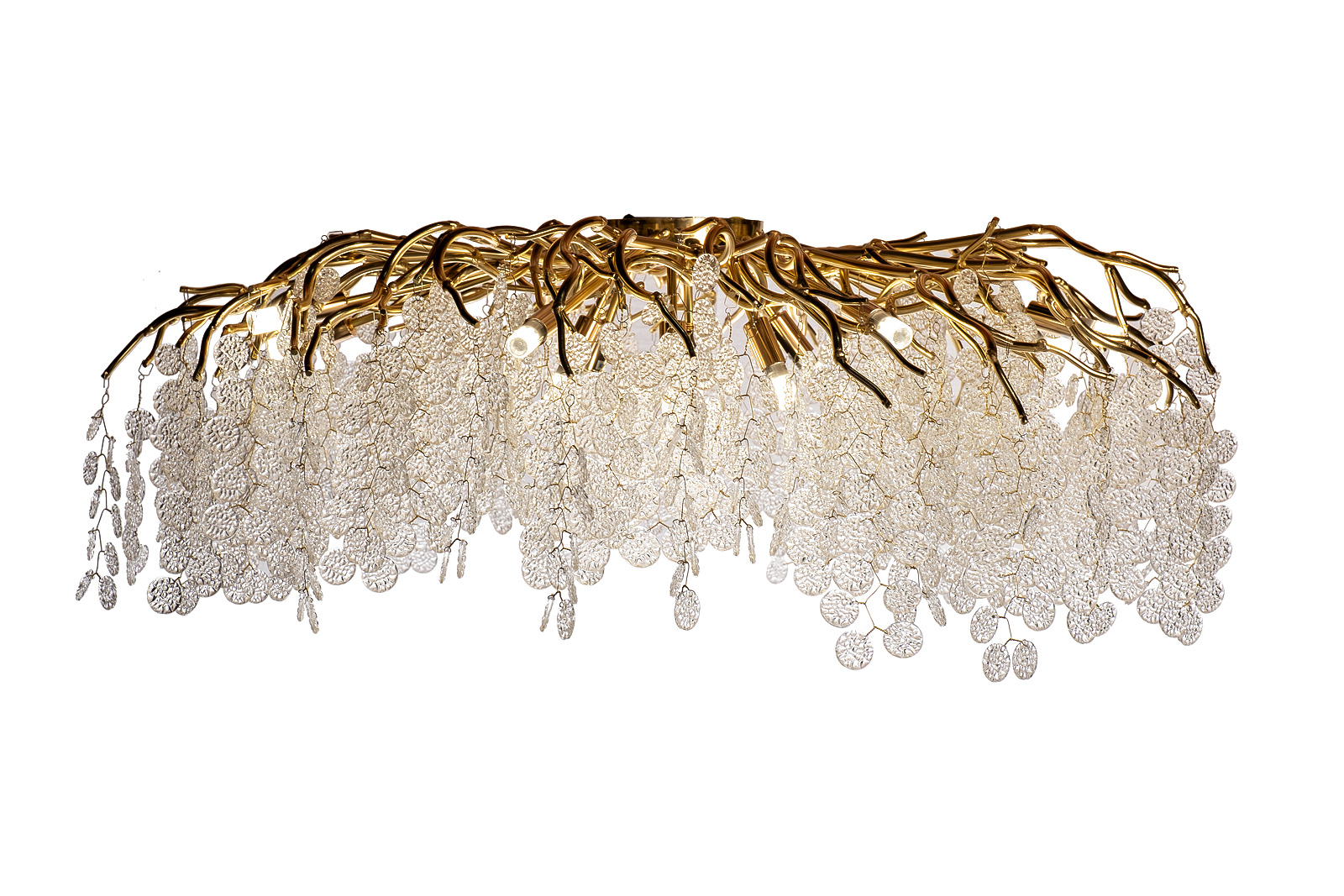 Люстра Tenera круглая золото Garda Decor 86-90181