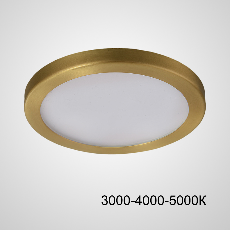 Точечный светодиодный светильник HEIN D10 Brass Трехцветный свет by ImperiumLoft