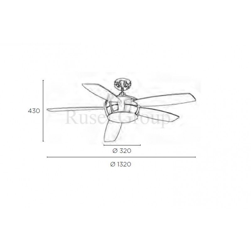 Потолочный вентилятор Leds C4 SAMAL