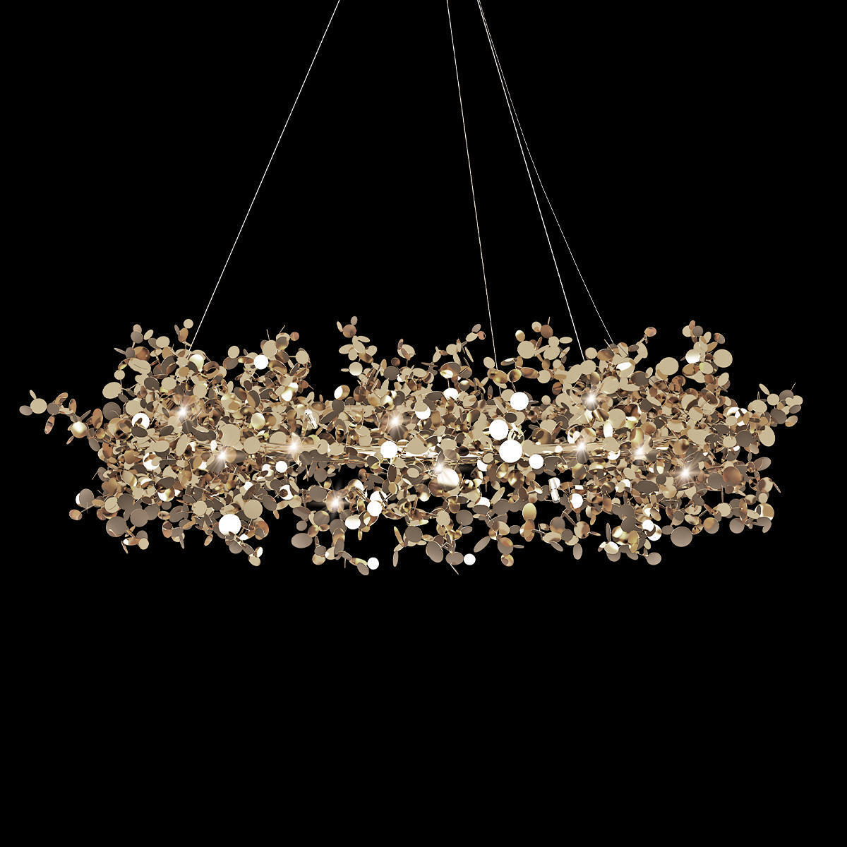 Подвесная люстра LOFT IT Spark 10101/800 Gold