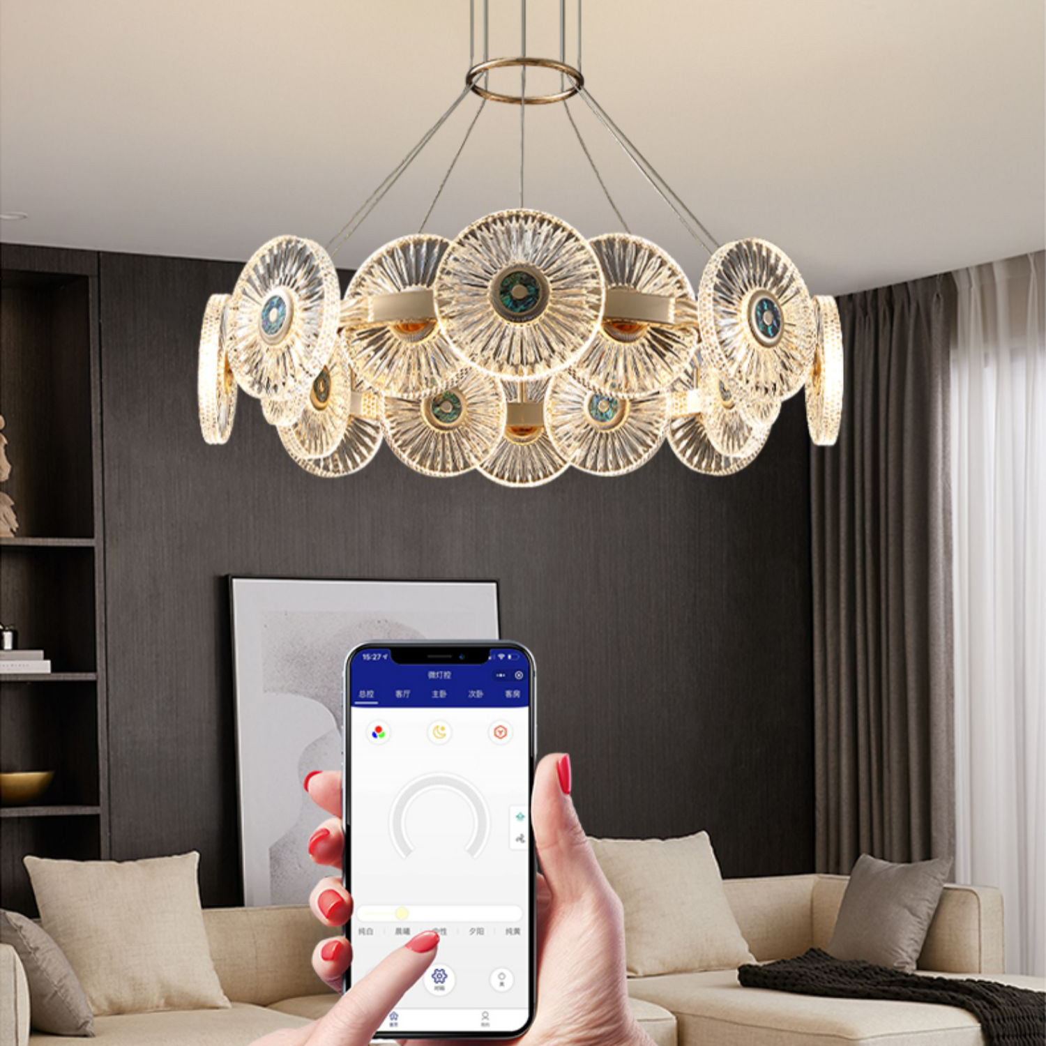 Подвесная люстра DAMIANA D66 by ImperiumLoft