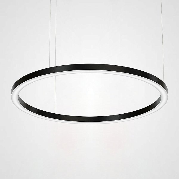 Люстра Light Ring Horizontal D120 Черный by ImperiumLoft