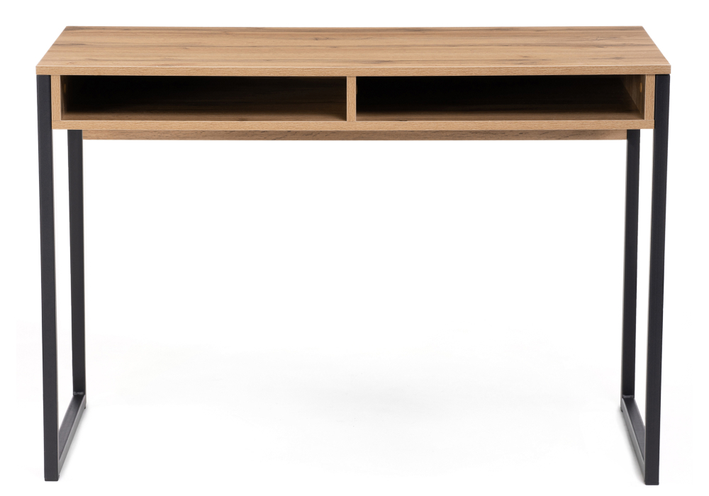 Офисная мебель Woodville Леон Лофт черный матовый / дуб вотан 489683