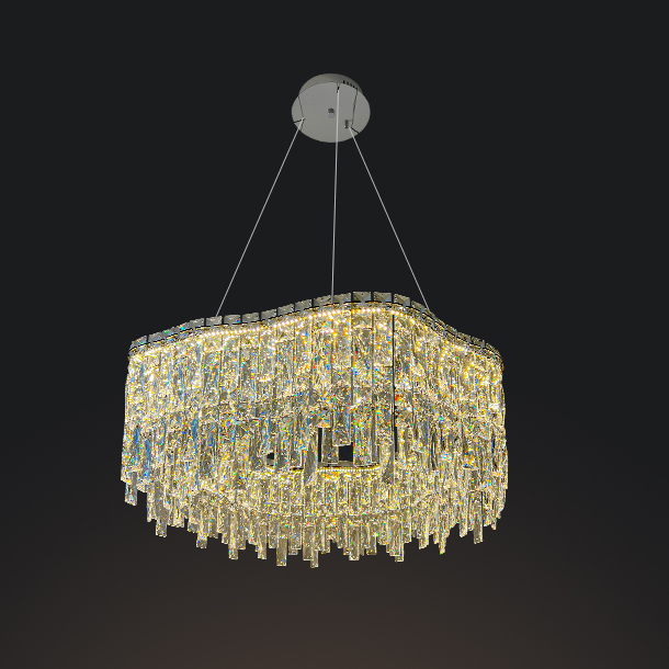 Кольцевая люстра MICHELLE D60 Chrome by ImperiumLoft