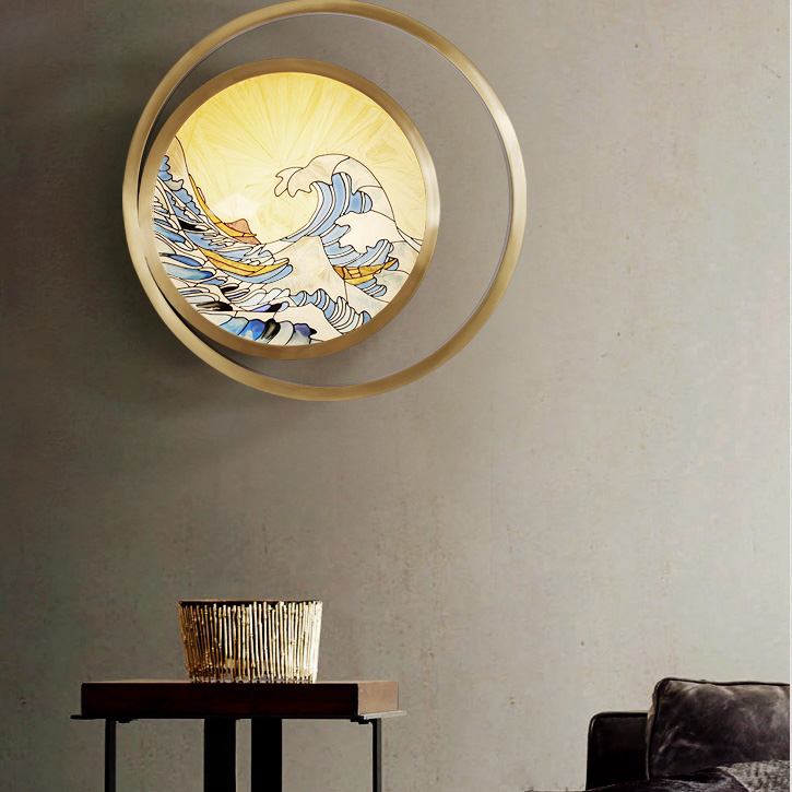 Настенный светильник AKIRA WAVE WALL by ImperiumLoft