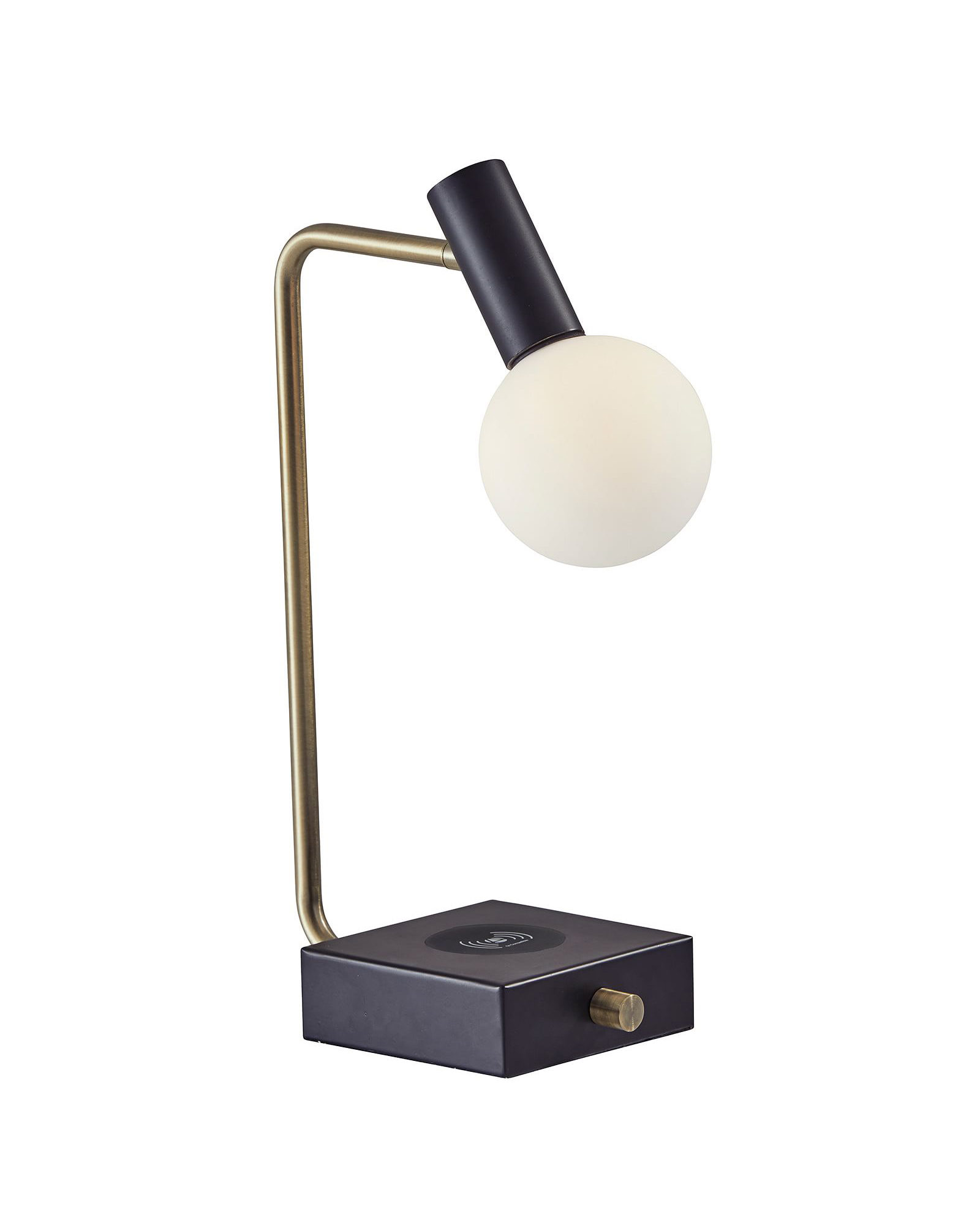 Настольная лампа Ньют с беспроводной зарядкой Louvre Home LHLTL231123JIg