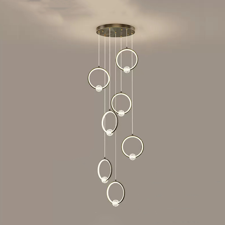 Подвесной светильник LUANA MORE L7 Black by ImperiumLoft