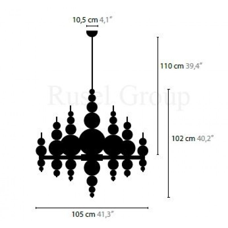 Подвесной светильник ILFARI TEARS FROM MOON H20 XL