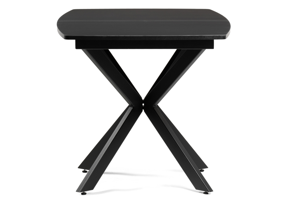 Стол стеклянный Woodville Палу черный 528469