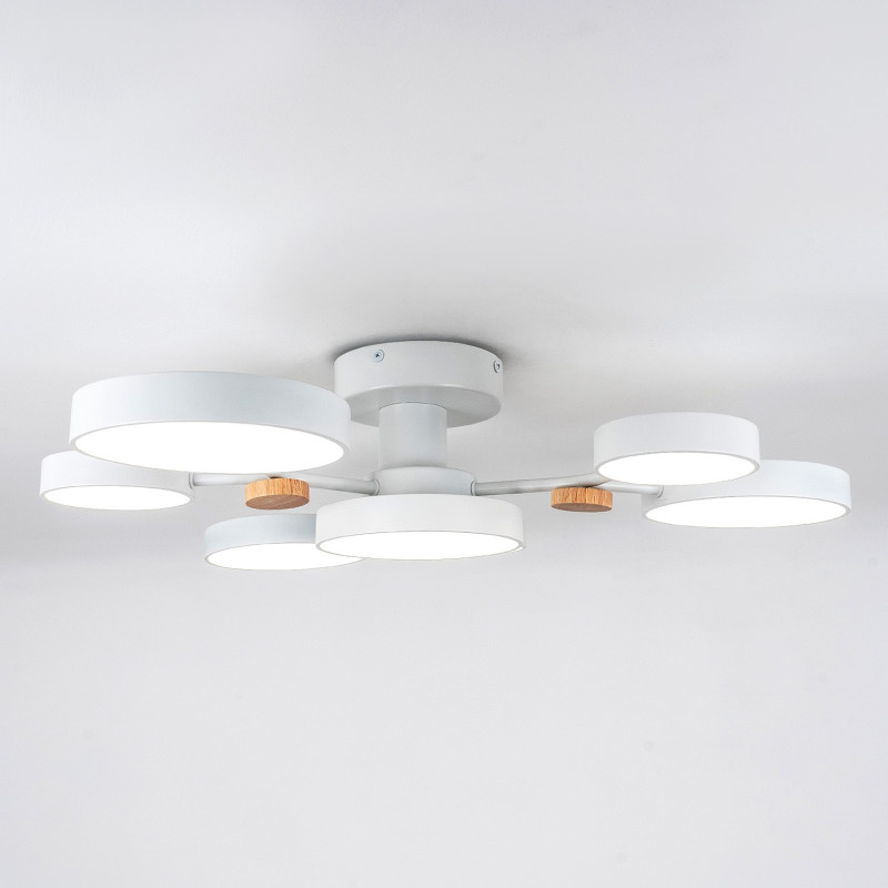 Люстра на штанге LED4U L3201-700 WT