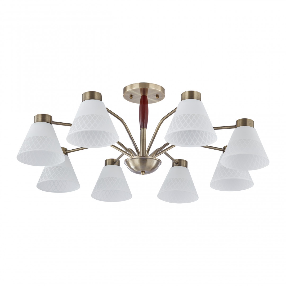 Люстра потолочная с плафонами 336350/8 AB Arte Milano