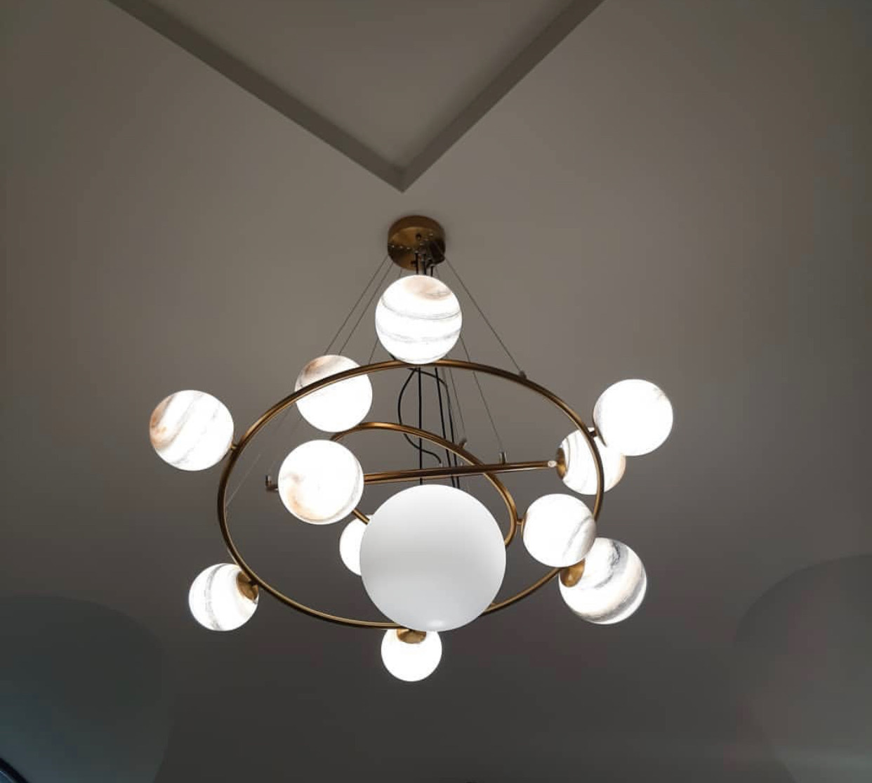 Люстра Delight Collection Planet 13A brass