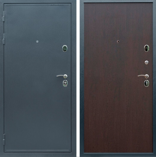 Дверь входная Graf Престиж 2080 Антик серебро / МДФ 6 мм ПЭ Венге