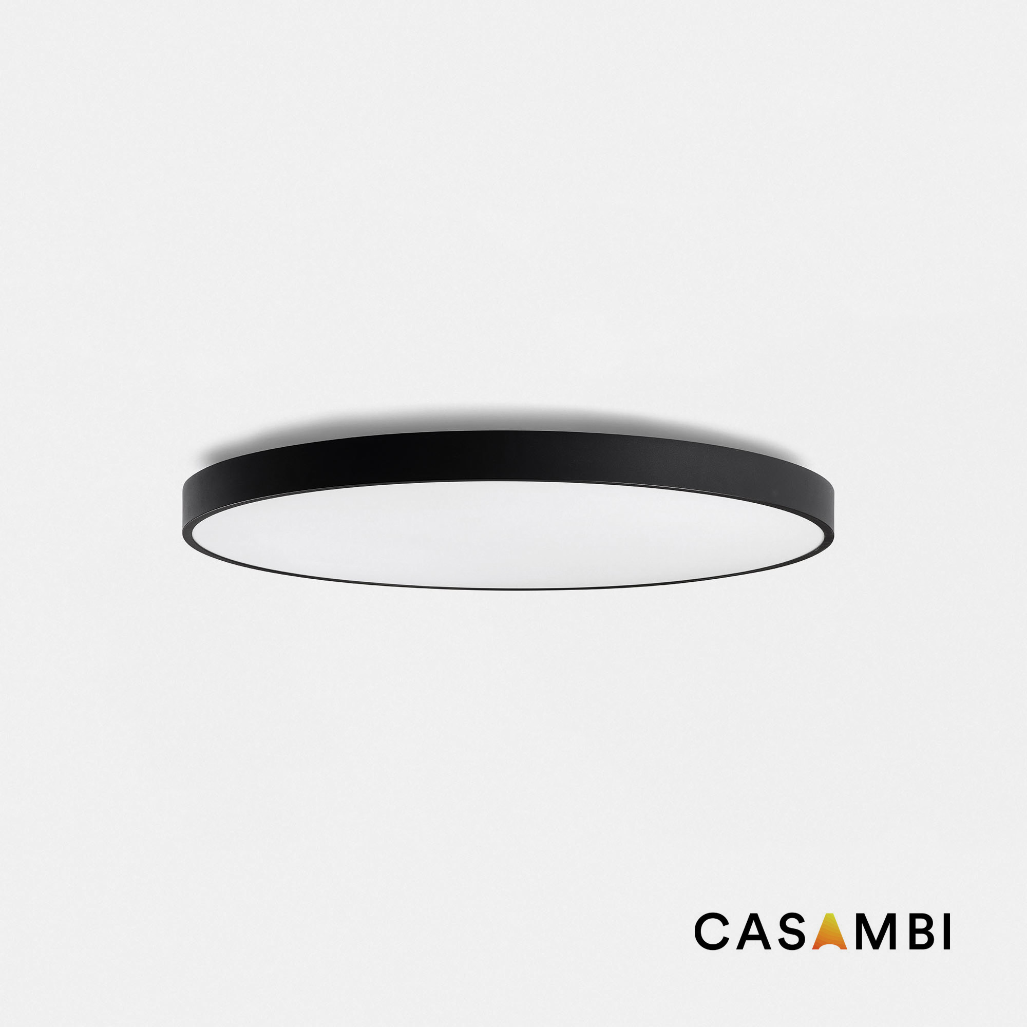 Domio черный Потолочный светильник Ø800 78W PRISM 3000K CRI80 Casambi Faro