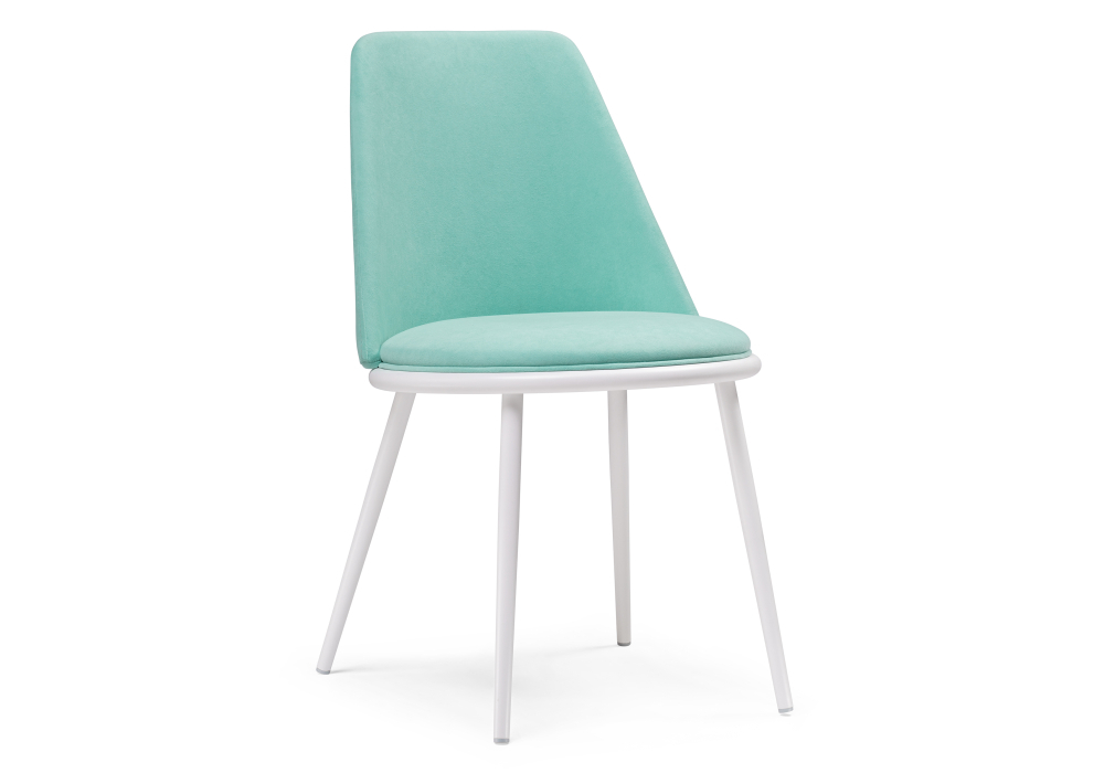 Стул Woodville Алдис катания лагун / белый матовый 507436