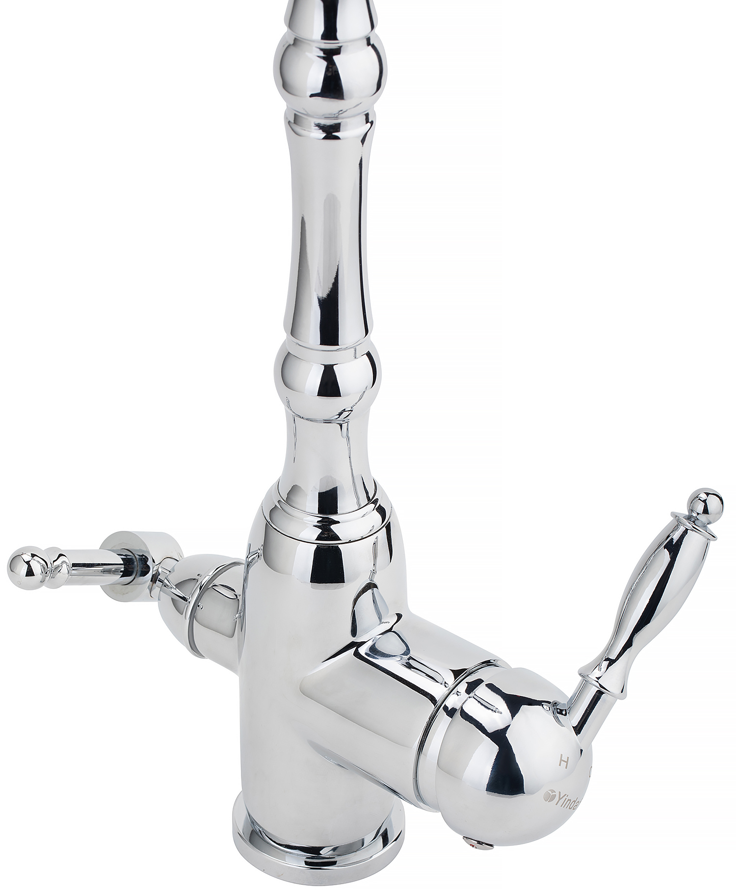 еситель для кухни с высоким изливом с подключением фильтра Glasar Y9047