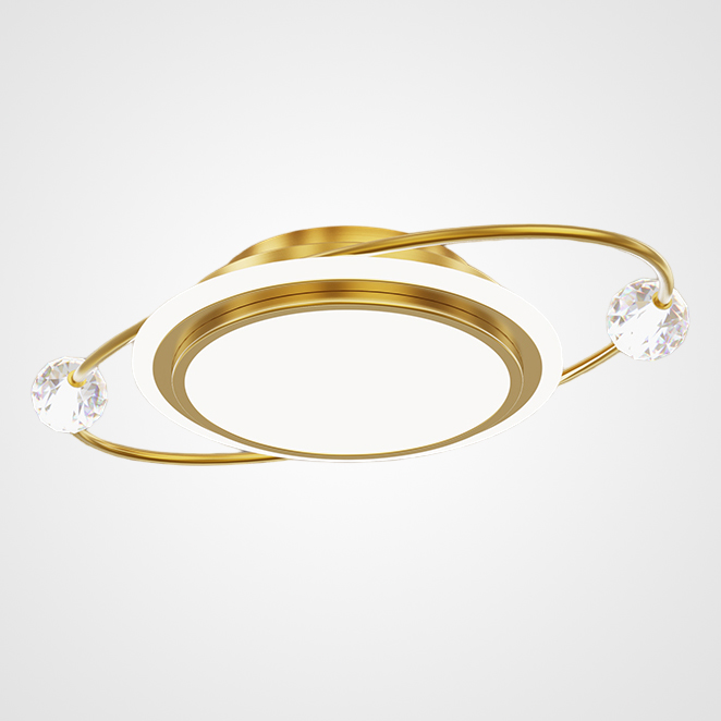 Потолочный светильник AMATIUS D50 Brass by ImperiumLoft