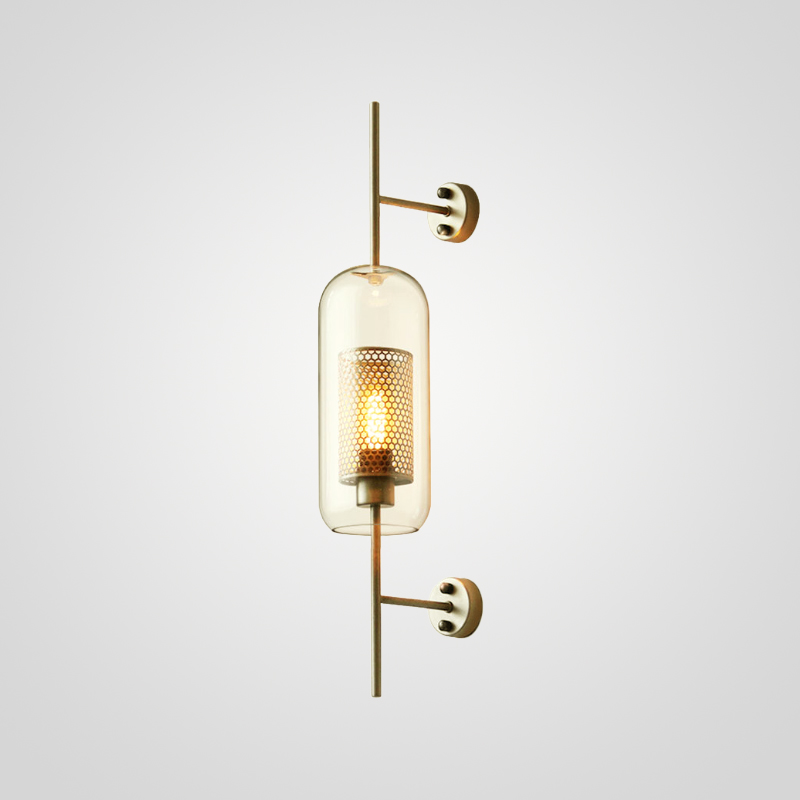 Настенный Светильник Catch Wall Cylinder L67 Brass By Imperiumloft