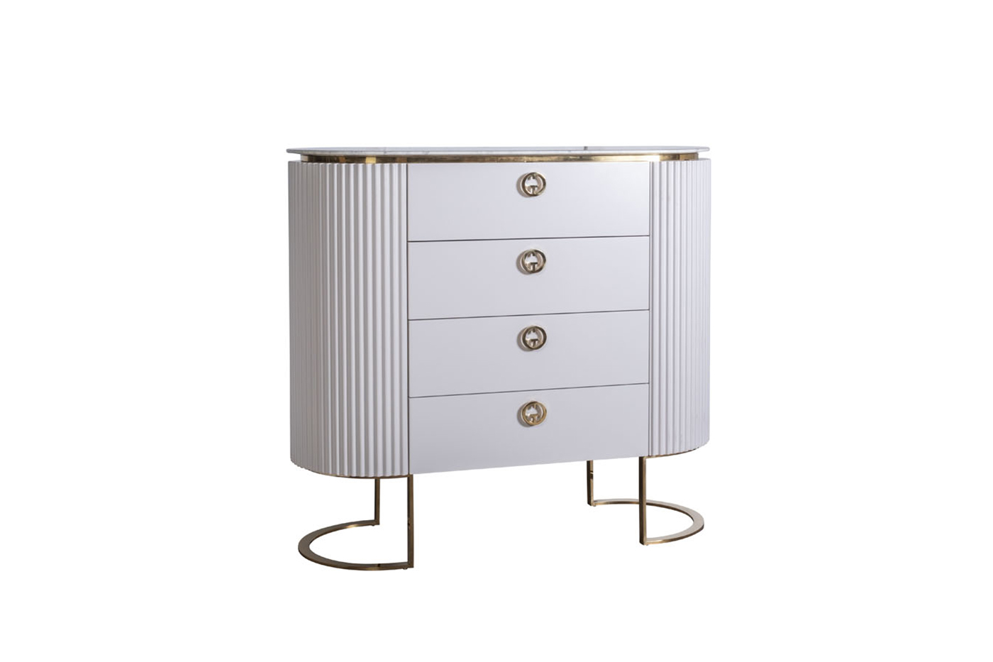 Комод Luchiano с мраморной столешницей Garda Decor 77IP-GD010-KOM Комод Luchiano с мраморной столешницей Garda Decor 77IP-GD010-KOM