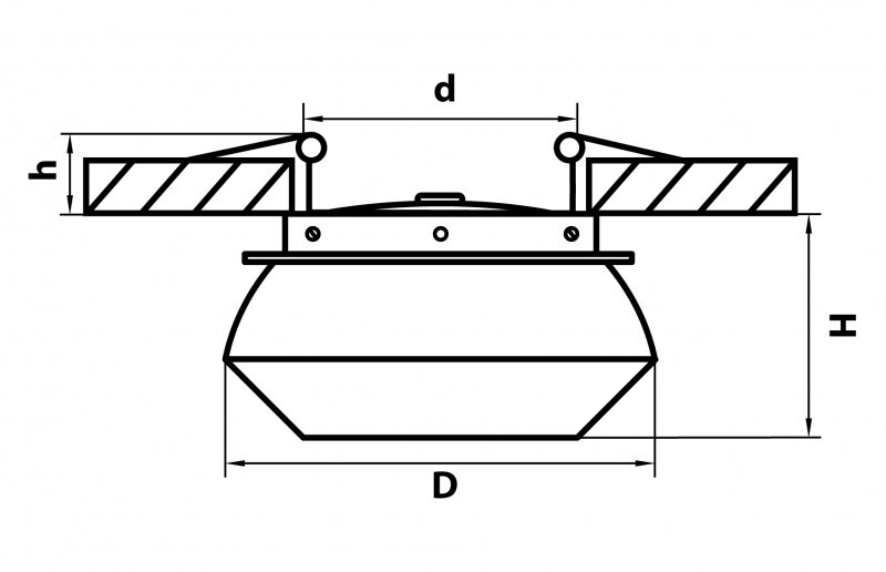 Встраиваемый светильник Lightstar 051206